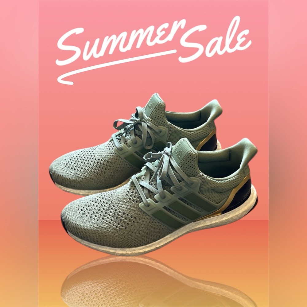 Adidas Men’s Ultraboost 1.0 OB sneaker light sage Green Running tennis Shoes